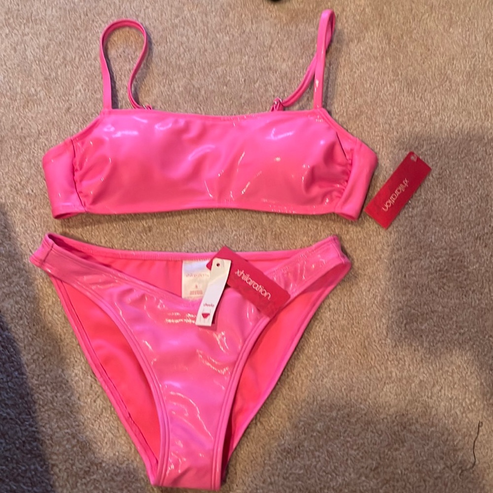 Target leather bikini